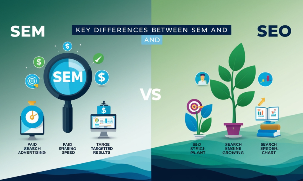 Key Differences Between SEM and SEO