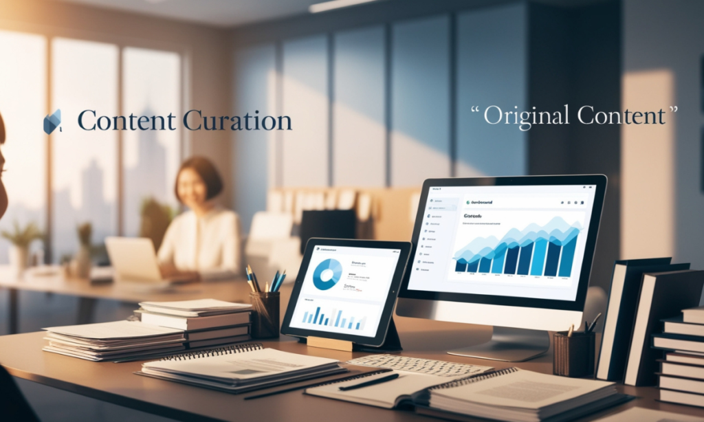 Utilizing Content Curation to Supplement Original Content